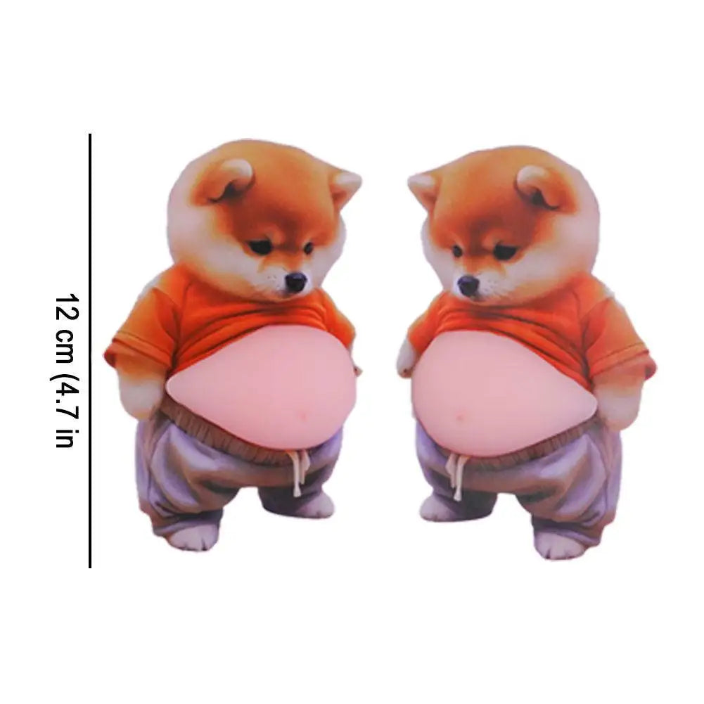 Cute Puppy 3D Puffy Stickers | Squeezeable Soft Dog Decor
