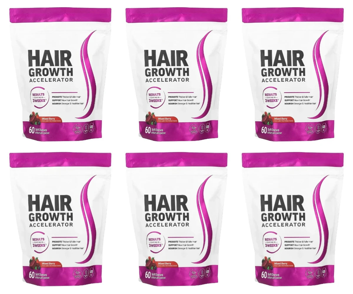 Berry Flavor Hair Vitamins Gummies | Promote Healthy Hair Growth