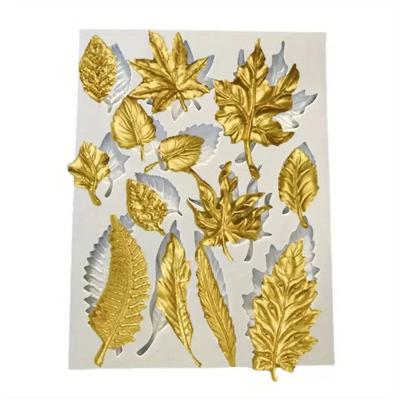 3D Silicone Leaves Mold | Perfect for DIY Crafting & Decorating