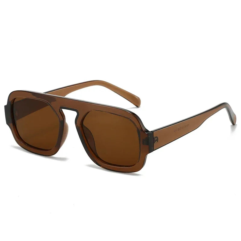 Retro Square Sunglasses for Men and Women | UV400 Protection Shades