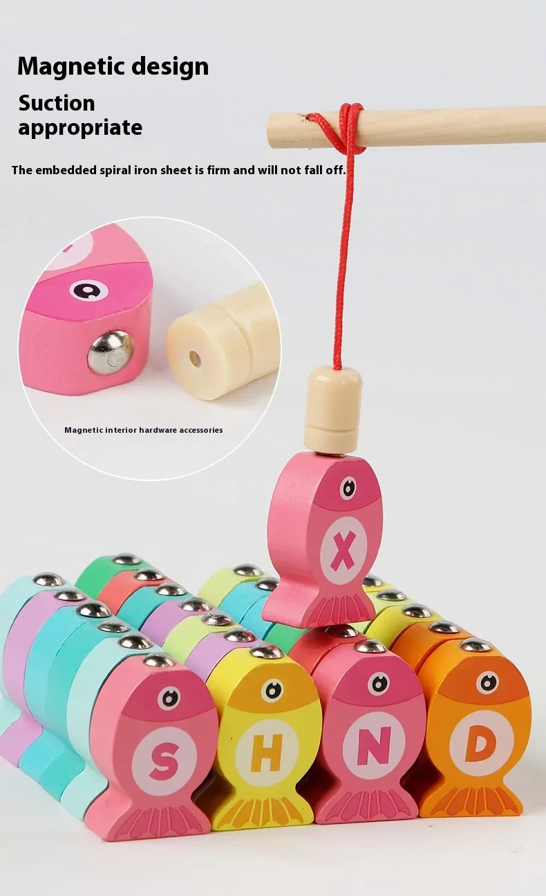 Wooden Fishing Toys for Kids | Fun Montessori Learning Game
