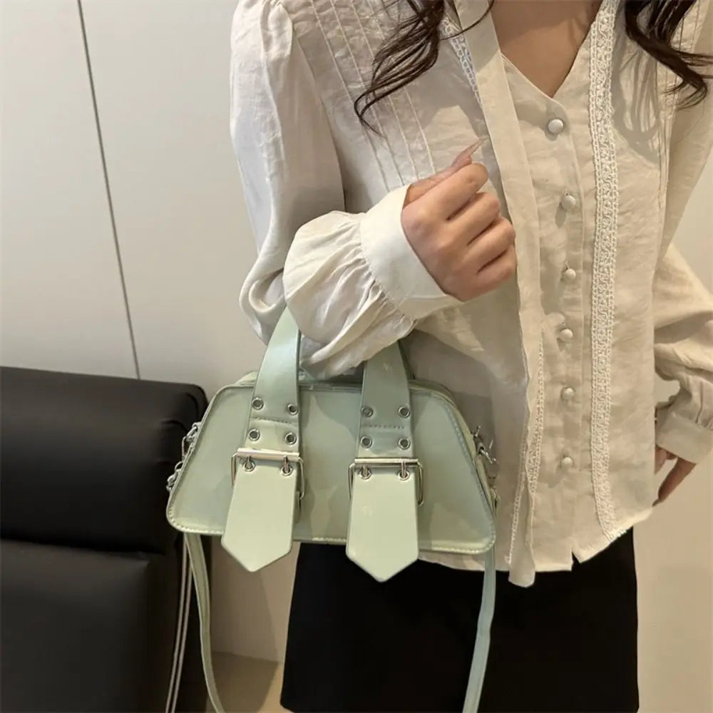 Vintage Gothic Cross Body Bag | Retro PU Leather Handbag