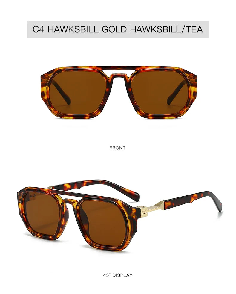 Transparent Square Computer Glasses for Blue Light Protection