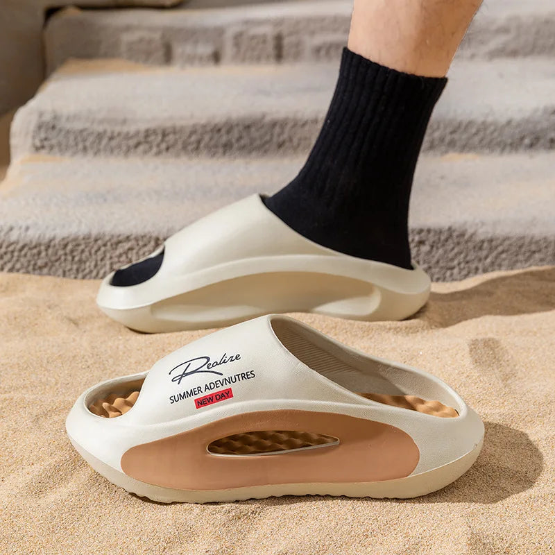 Unisex Soft EVA Anti-Slip Leisure Slippers for Indoor & Outdoor