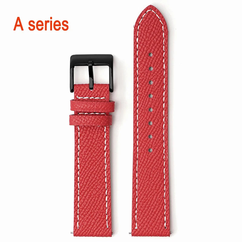Calfskin Leather Watch Strap | Quick Release, Handmade Design