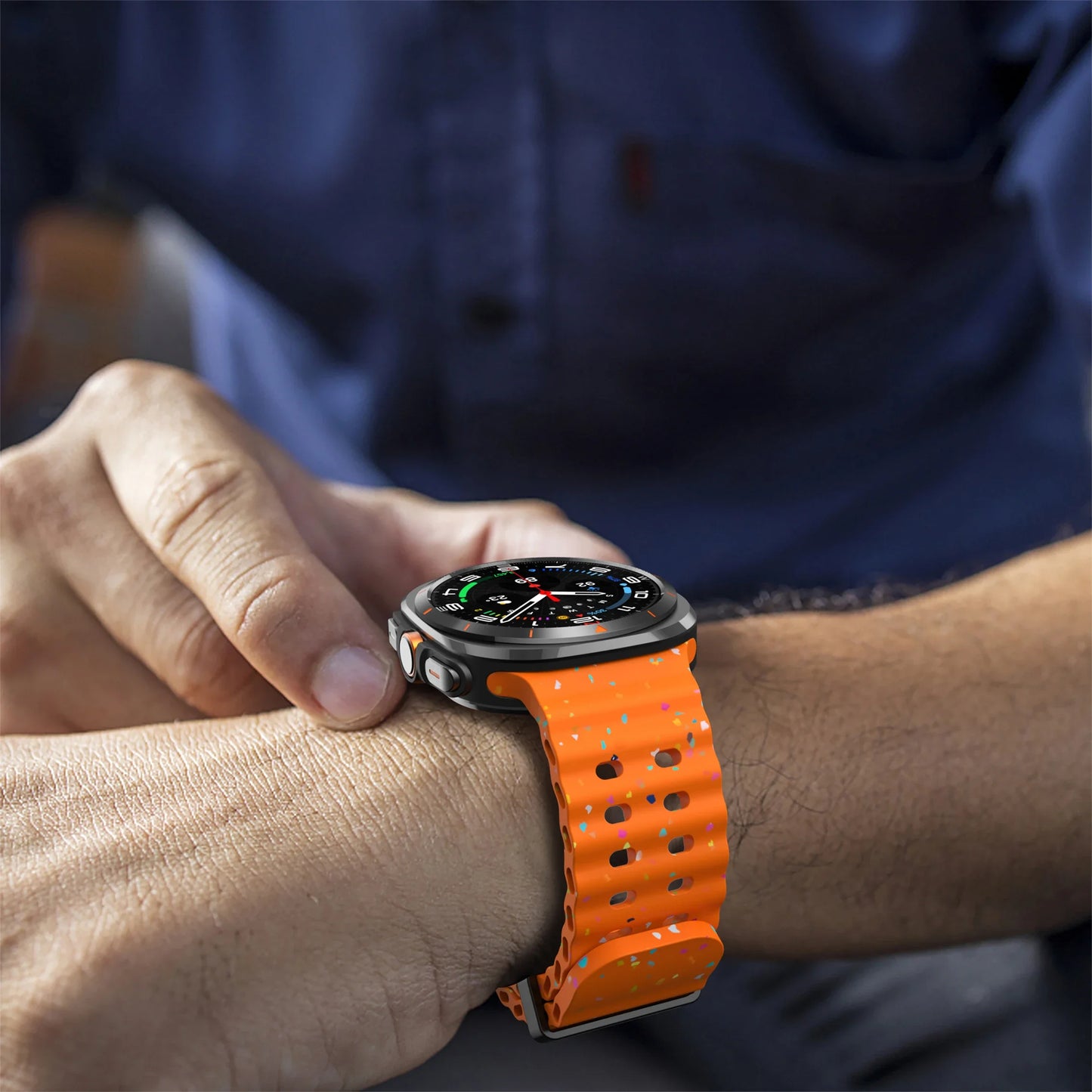 Luminous Ocean Strap for Smartwatch | Sport Silicone Band