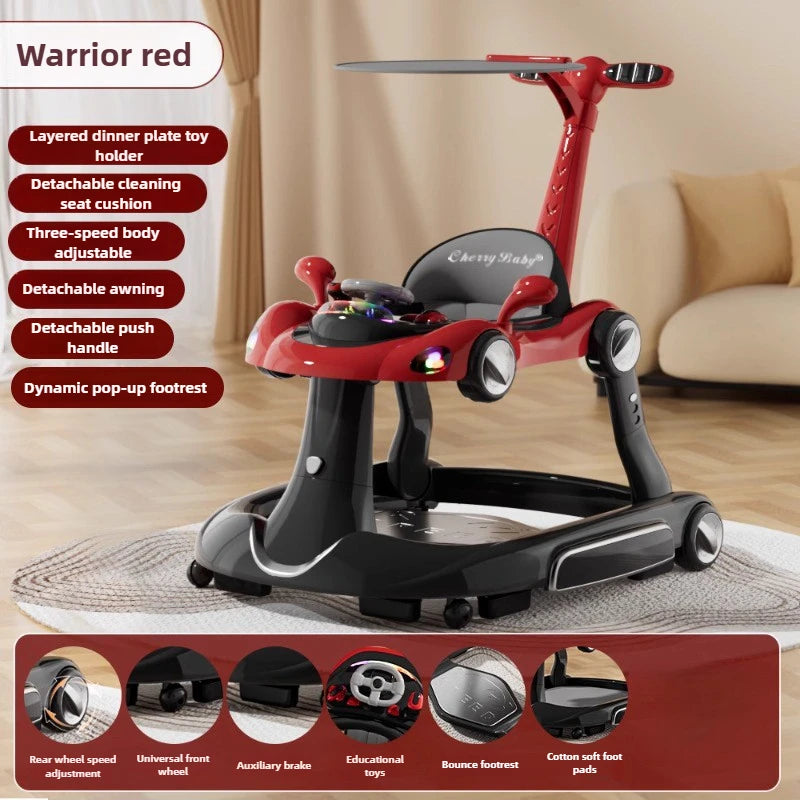 4-in-1 Multifunctional Baby Walker | Adjustable & Foldable Design