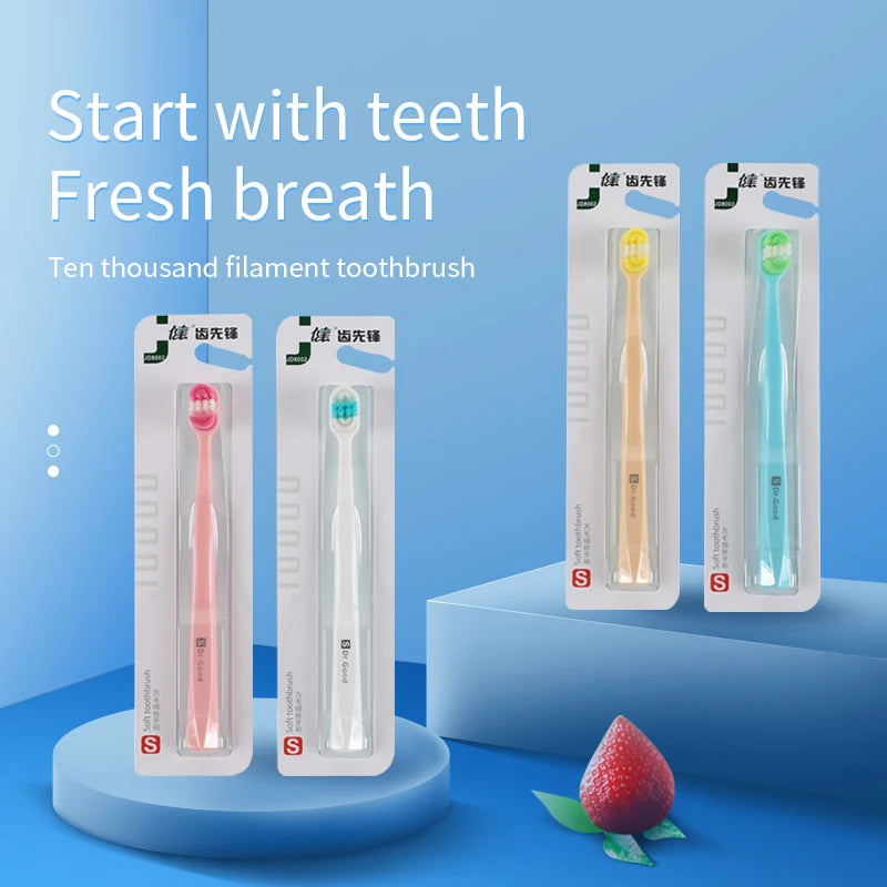 4 Soft Bristled Toothbrushes | Enhanced Oral Hygiene for Adults