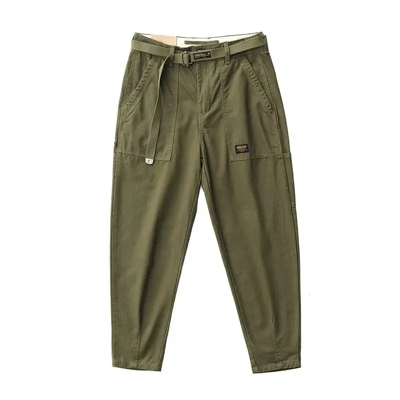 Men's Versatile Mid Waist Cargo Pants | Trendy Spring & Autumn Wear