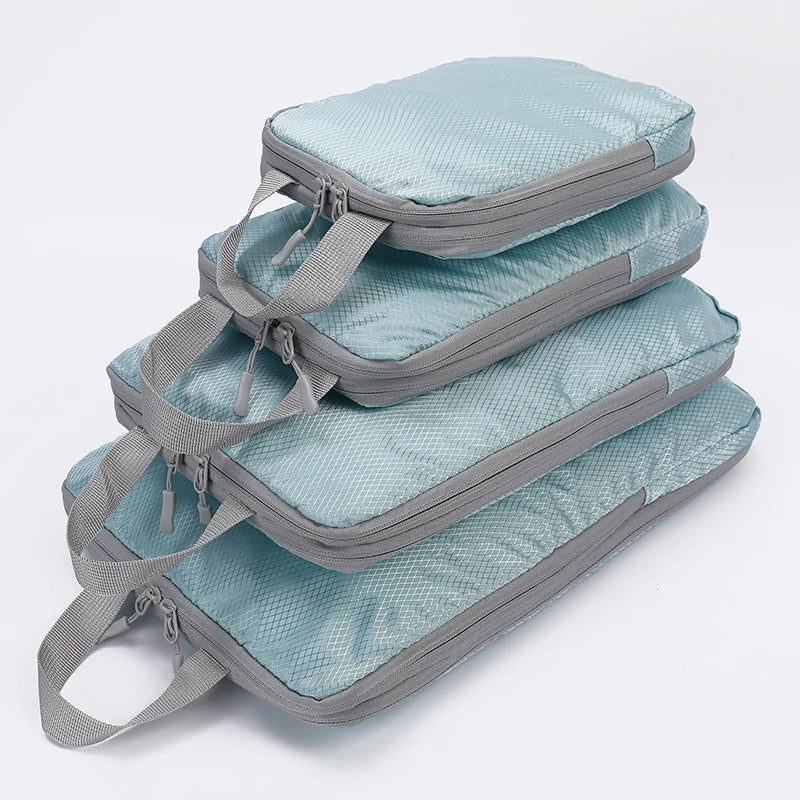 Compressible 4-Piece Business Travel Storage Bag Set