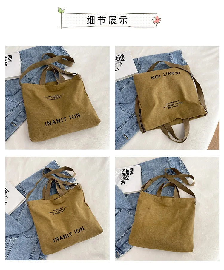 Trendy Urban Canvas Messenger Bags for Men & Women | Large Capacity
