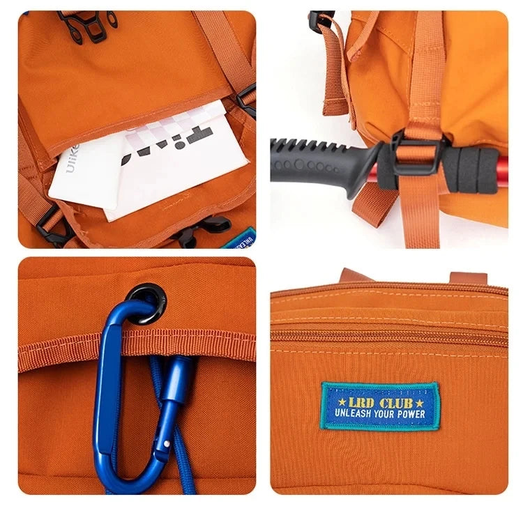 Fashion Travel Backpack for Adventurers | Multifunctional Hiking Bag