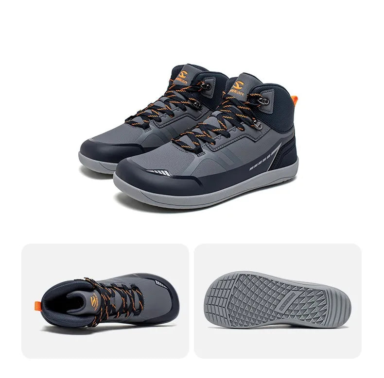 Unisex Mid Top Barefoot Hiking Shoes | Comfortable Trail Boots