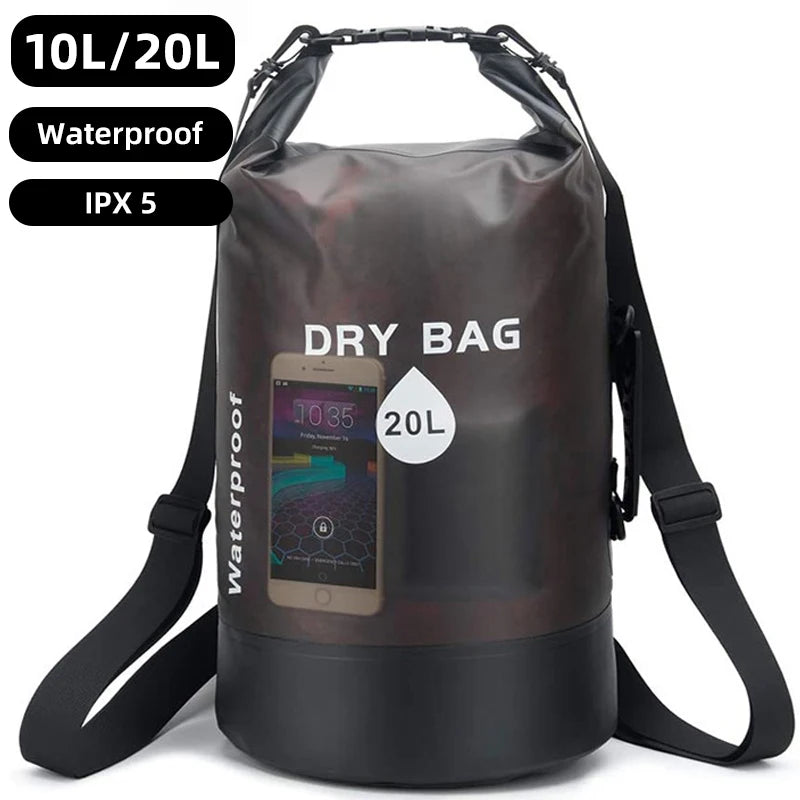Waterproof Dry Bag - Versatile 10L & 20L Storage Solution