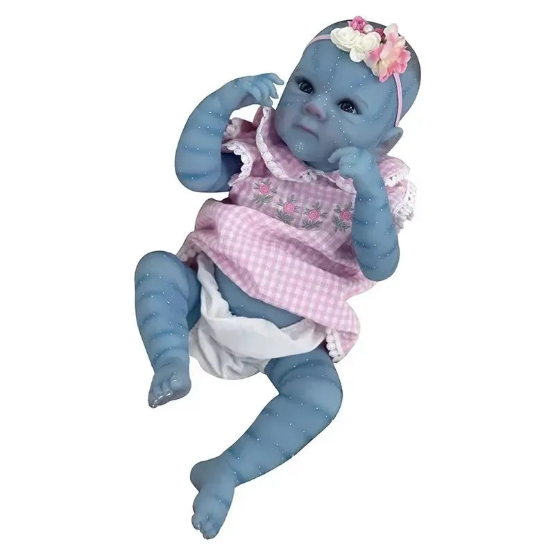Collectible 48cm Newborn Reborn Doll with Realistic Features