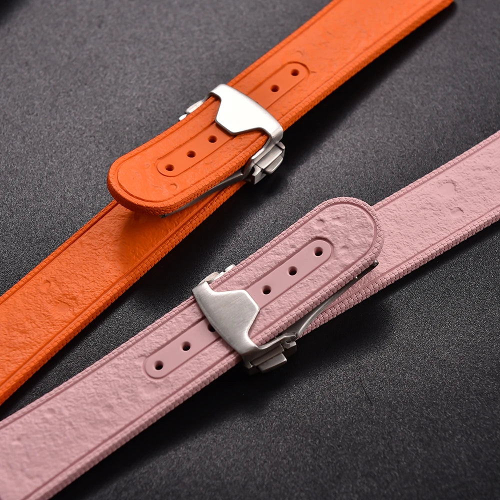 Unisex 20mm Premium Rubber Watch Bands | Quick Release Strap