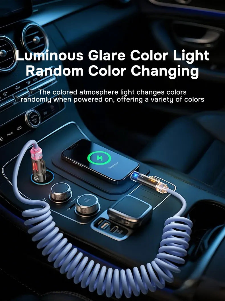 240W 4 in 1 USB Charger Cable | Fast and Versatile Charging