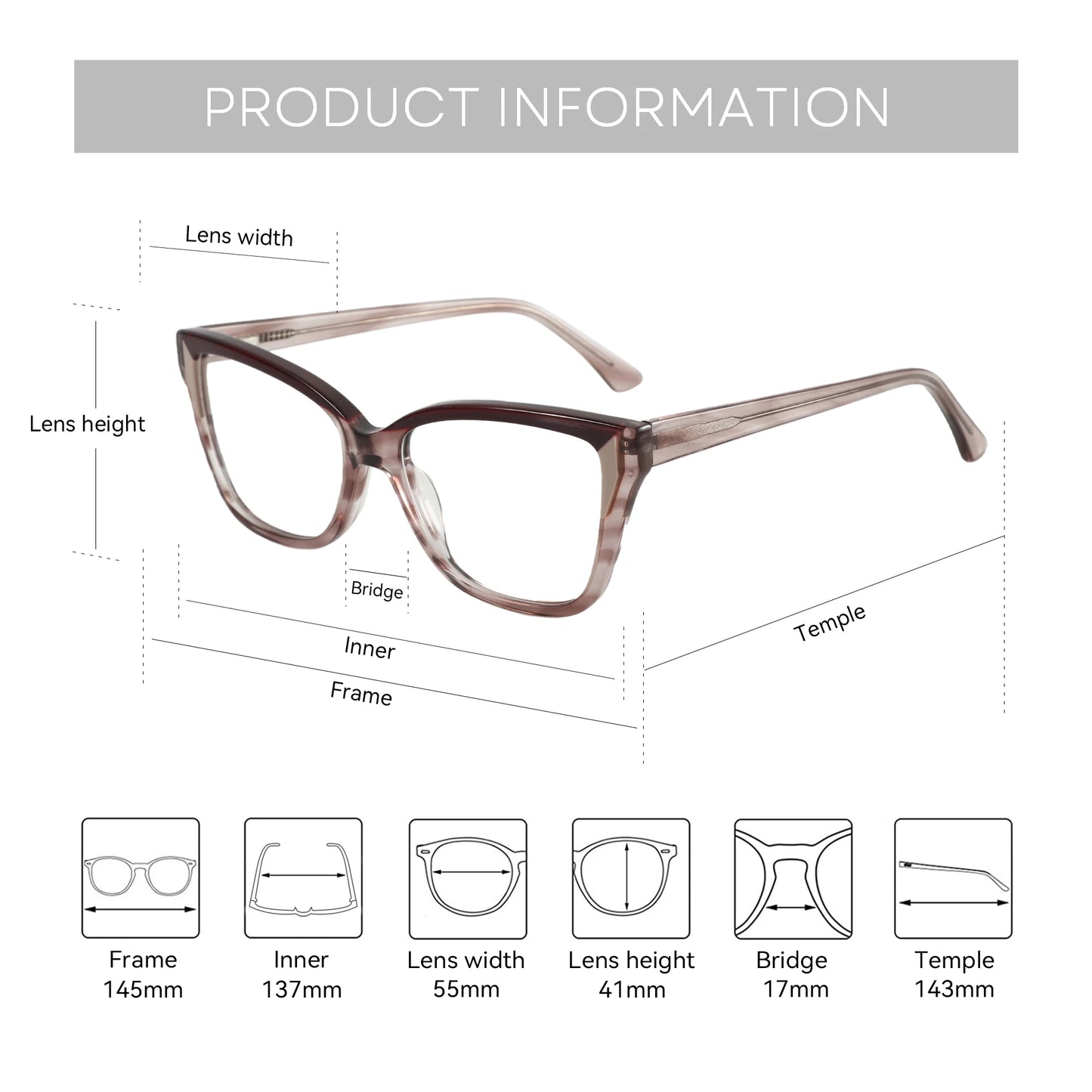 Elegant Handmade Butterfly Prescription Glasses for Women