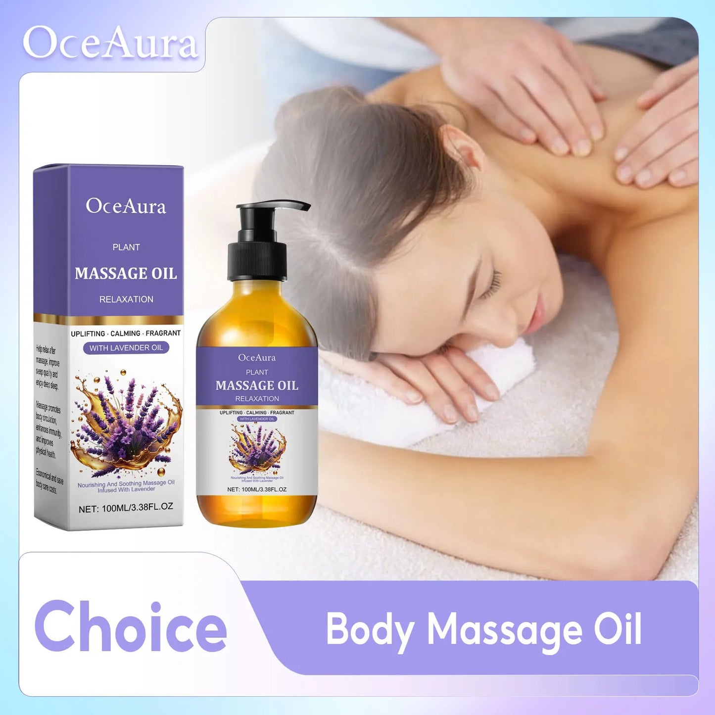 Lavender Aromatic Body Oil | Moisturizing & Relaxing Skin Care