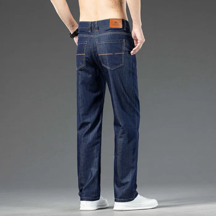 Men's Loose Straight Jeans | Versatile Casual Denim Trousers