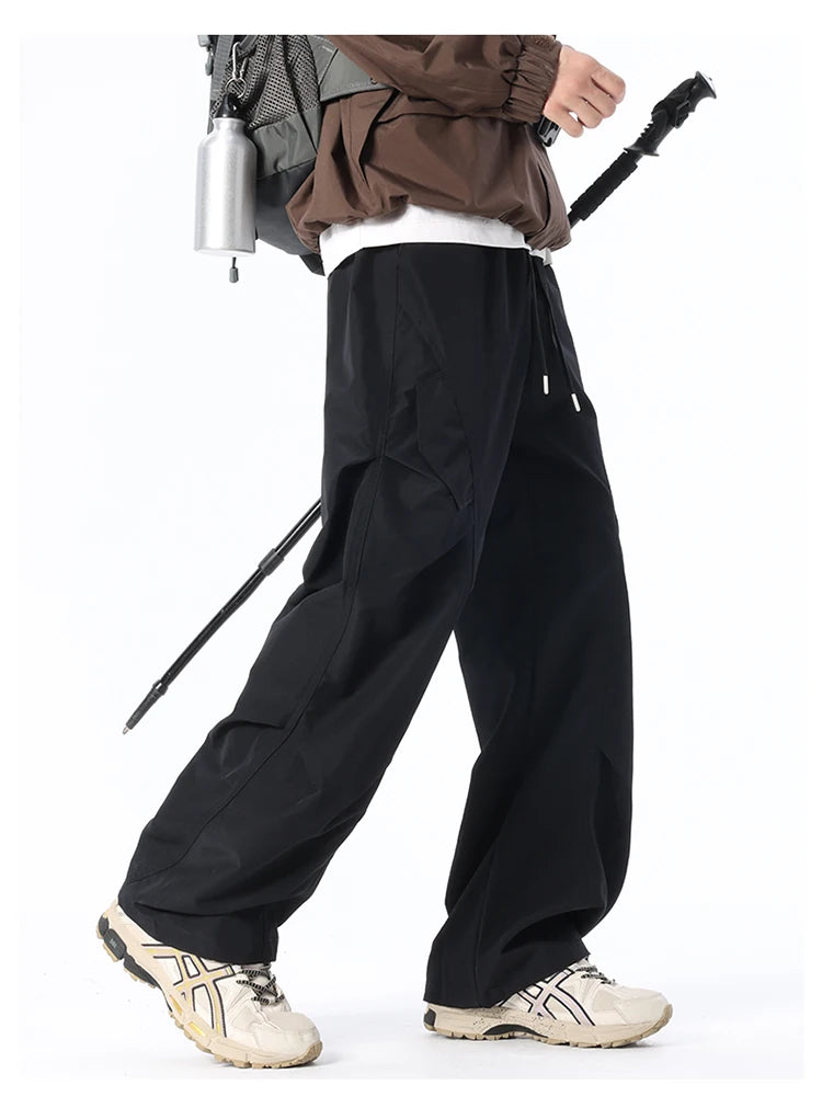 Men's Multi-Pocket Cargo Overalls | Stylish Baggy Trousers for Summer