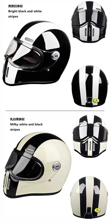 Dual Visor Full Face Motorcycle Helmet | ECE DOT Approved Design