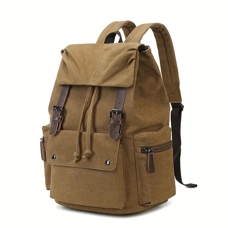 Stylish Large Capacity Canvas Backpack | Unisex Travel Bag