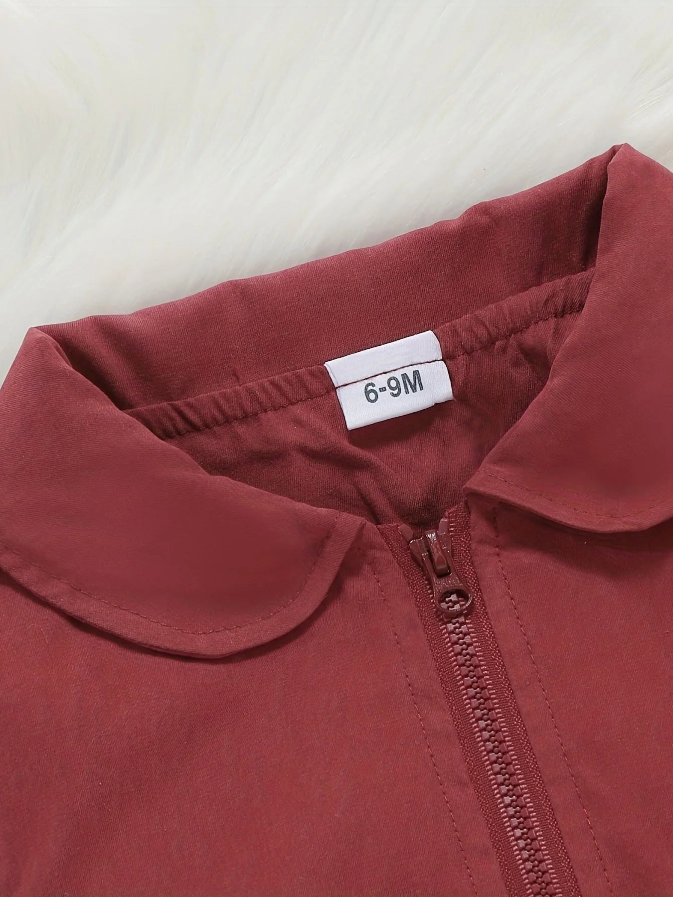 Infant Girls' Ruffled Zipper Jacket | Stylish Outerwear for Kids