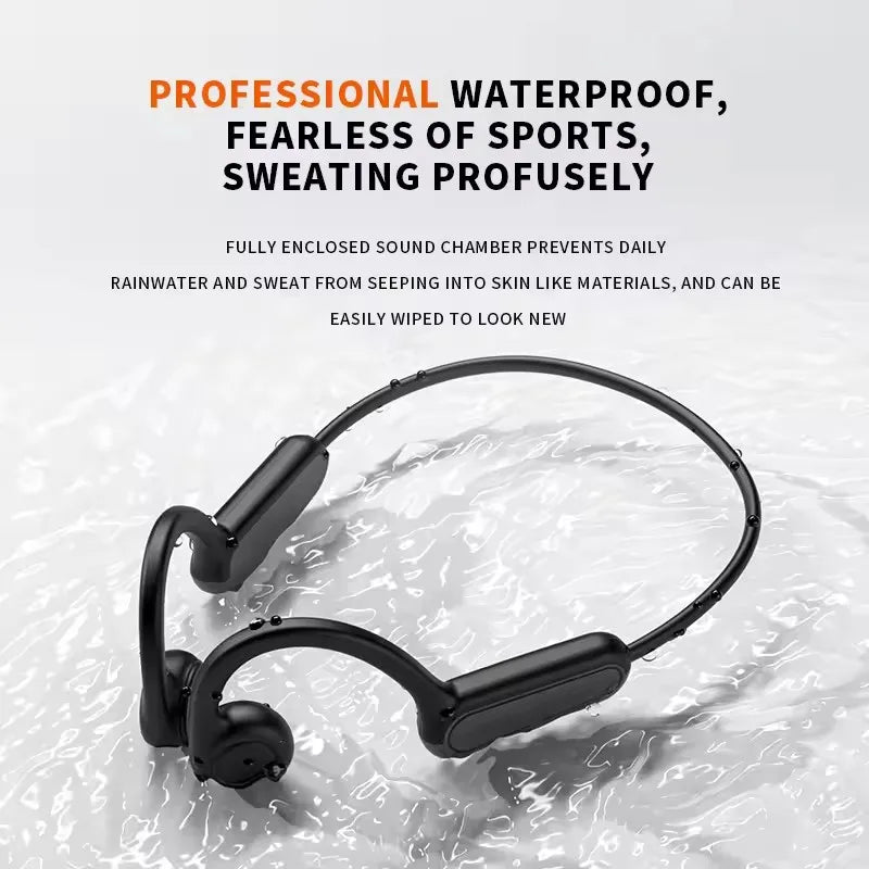 Wireless Bone Conduction Sport Headphones | Hands-Free & Comfort