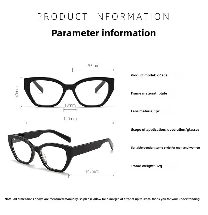 Stylish Cat Eye Reading Glasses | Anti-Blue Light Eyewear
