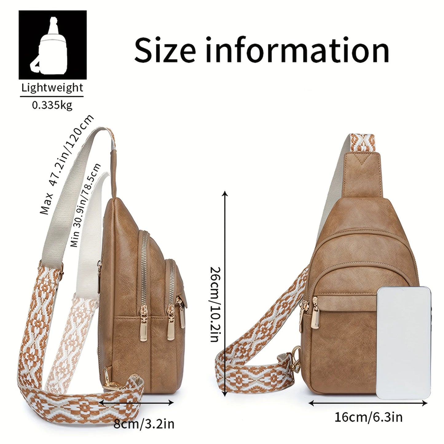 Trendy Small Sling Bag for Travel | Versatile Crossbody Tote