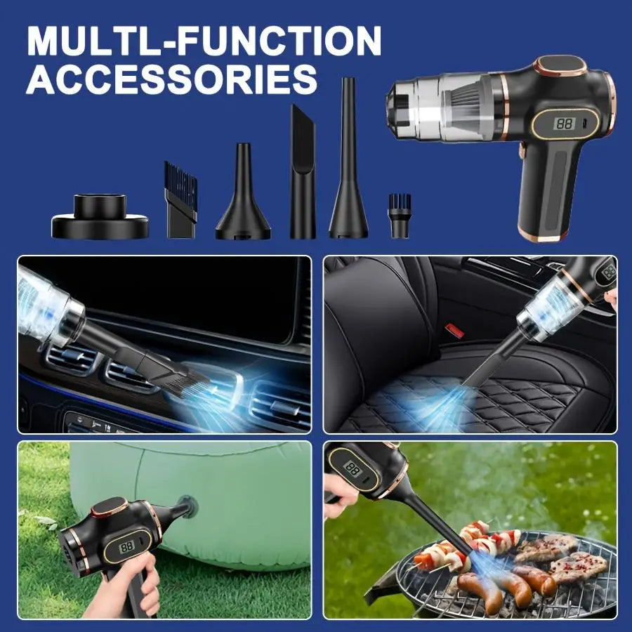 9000Pa 5-in-1 Wireless Vacuum Cleaner | Portable & Powerful Cleaning