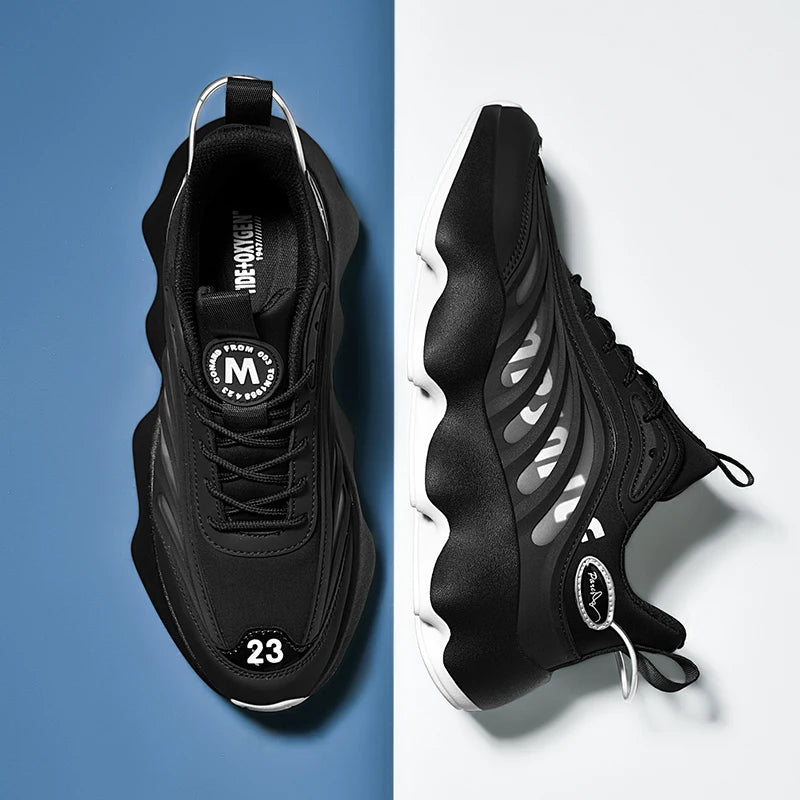 Luxury Men's Casual Sneakers | Versatile Fashion Platform Shoes