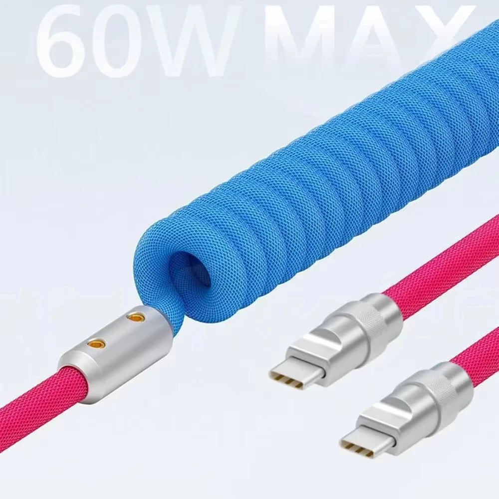 1.8M Fast Charging USB-C to Type-C Cable | 60W Power Delivery