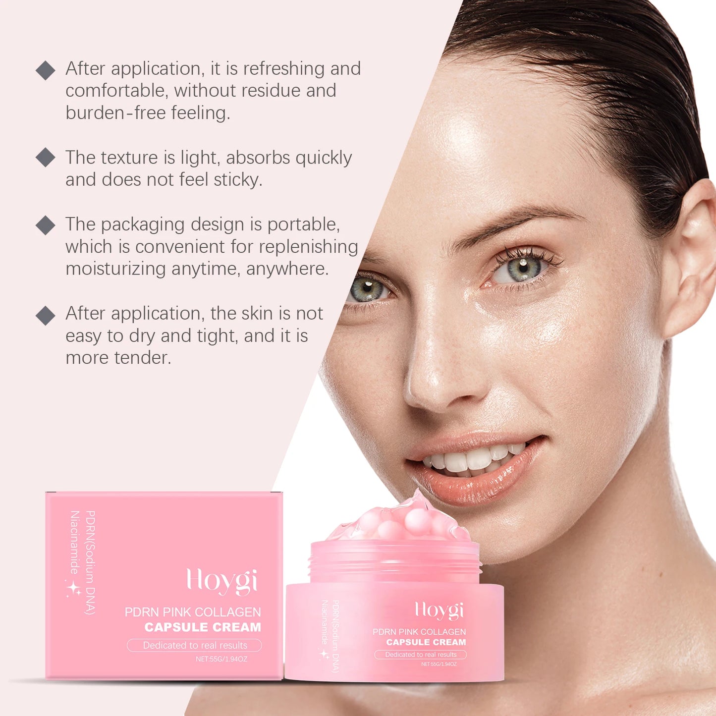 Nourishing Collagen Capsule Cream for Radiant Skin Care