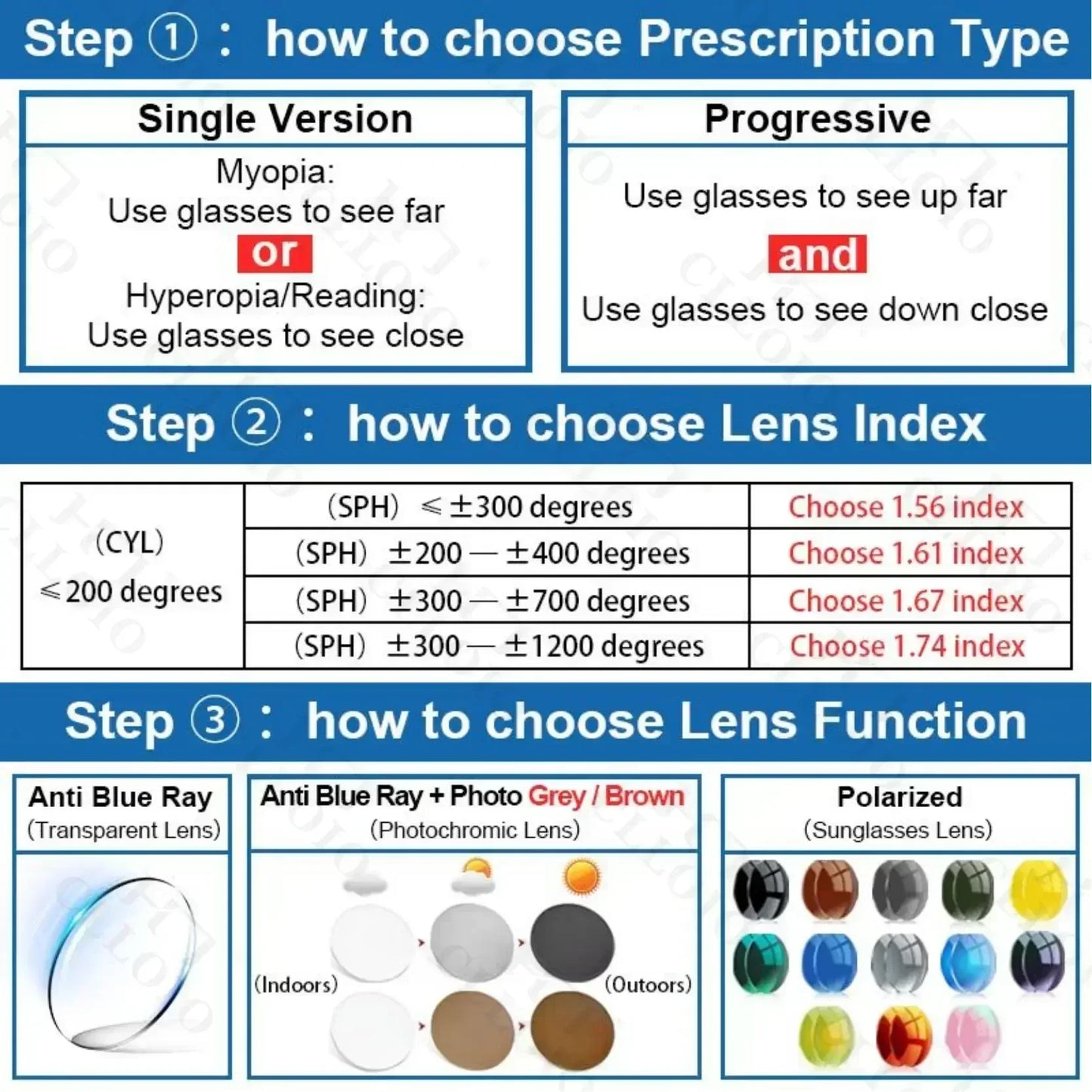 Stylish Myopia Prescription Glasses | Anti Blue Light Eyewear