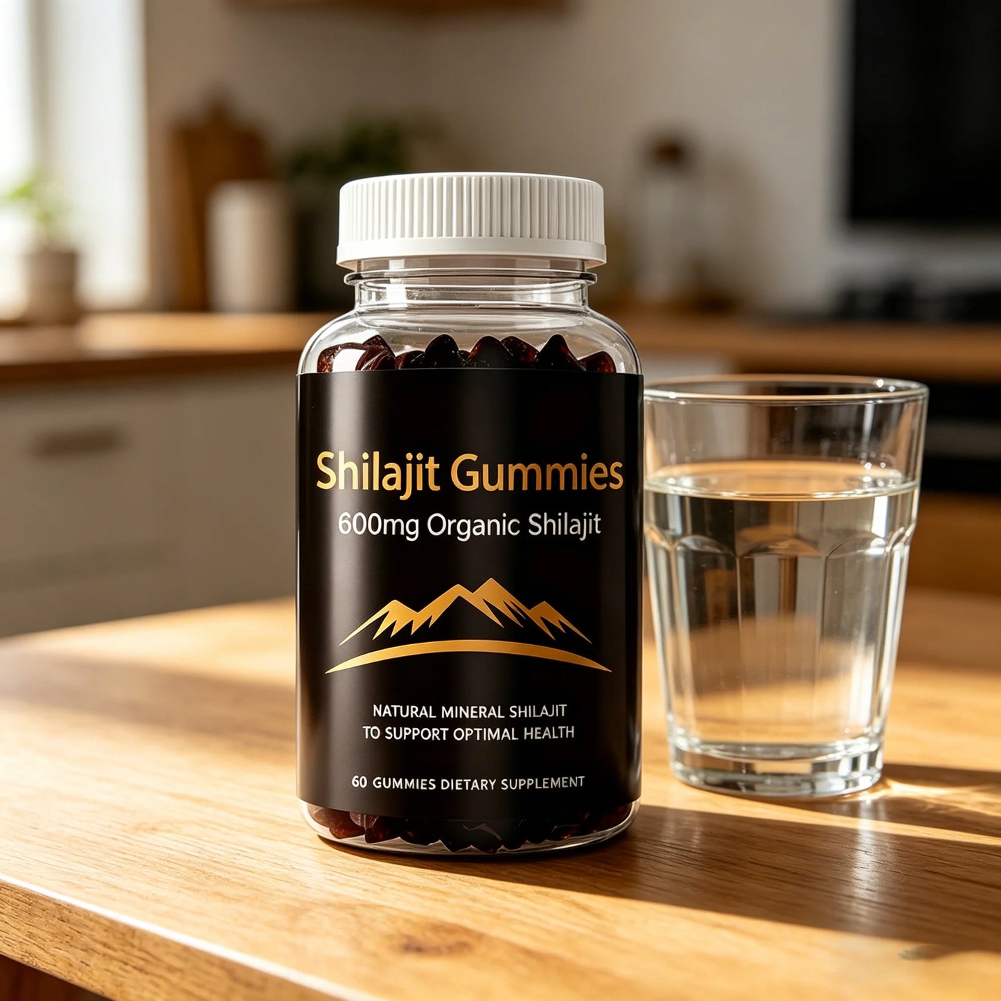 Organic Himalayan Shilajit Gummies for Daily Wellness | 600mg Boost