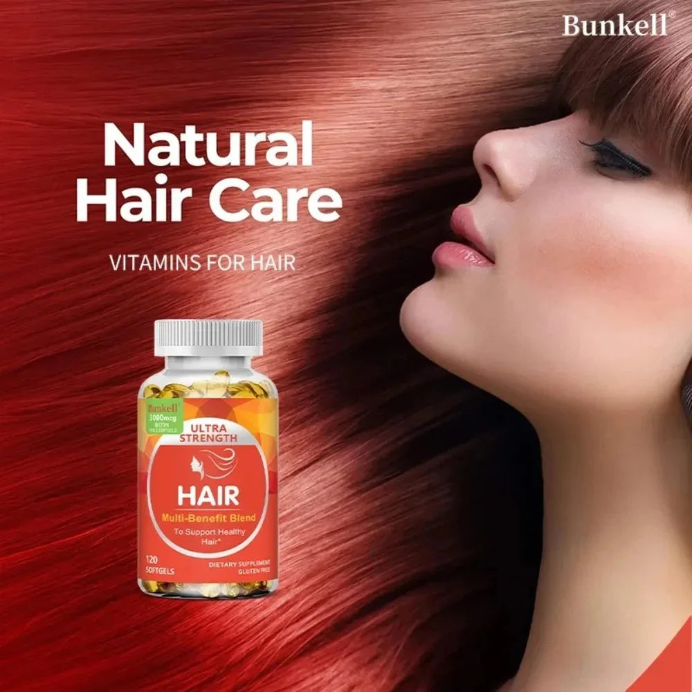 Biotin & Keratin Supplement | Hair Growth, Skin & Nails Support