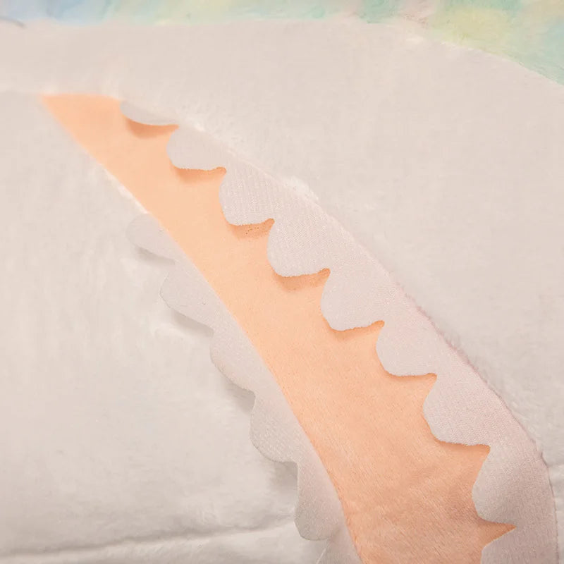 Giant Cute Colorful Shark Plush Toy | Soft Animal Pillow Cushion