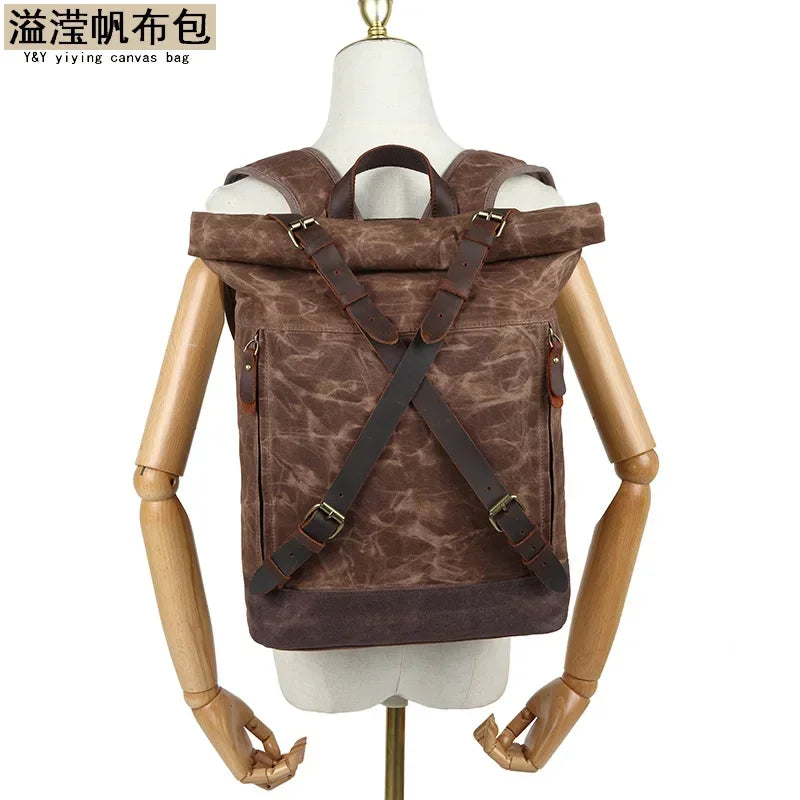 Luxury Vintage Canvas Backpacks | Waterproof Rucksacks for Men