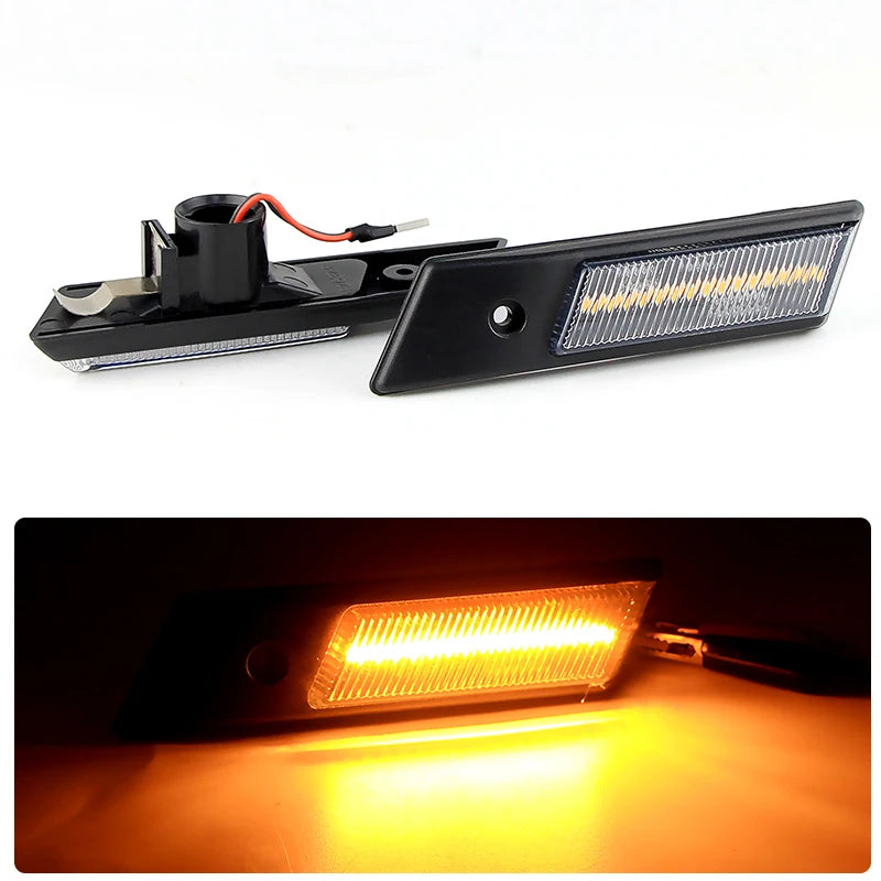 Dynamic LED Turn Signal Side Marker Lights for E36 Series