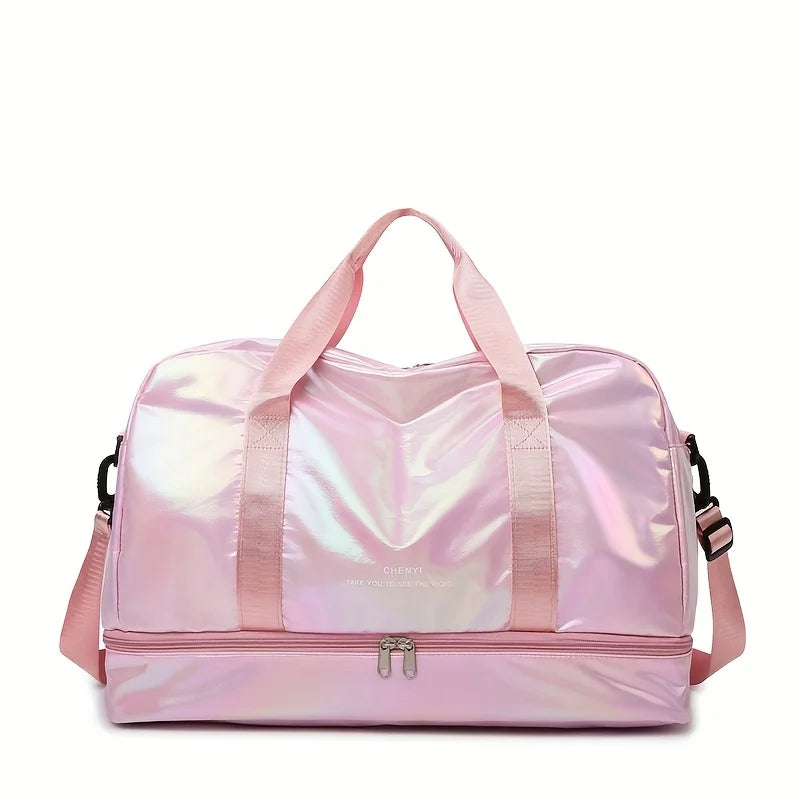 Lightweight Holographic Travel Duffel Bag | Large Capacity Tote