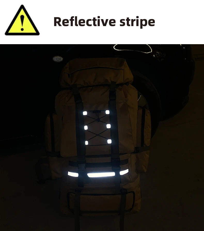 Large 130L Hiking Camping Backpack | Durable Outdoor Rucksack
