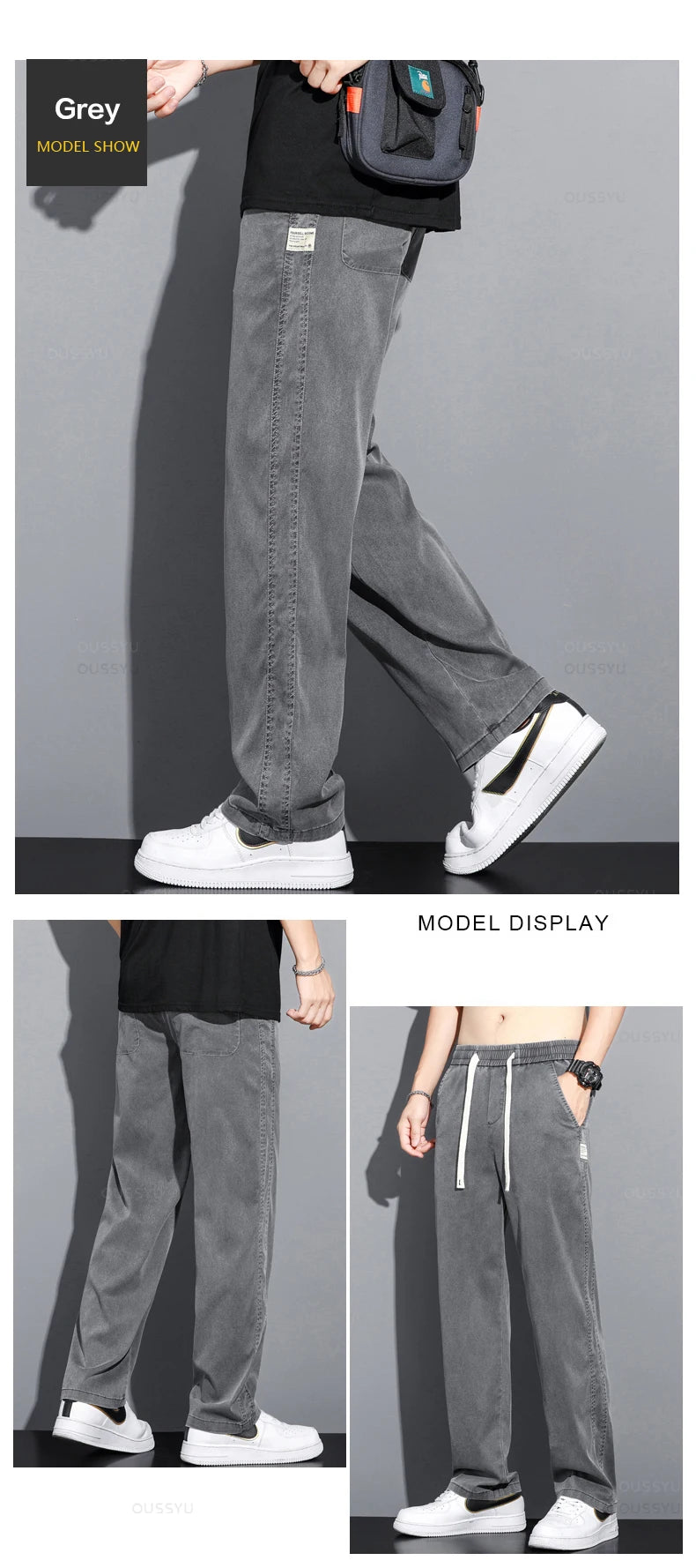 Men's Summer Loose Fit Soft Lyocell Jeans | Casual Comfort Trousers