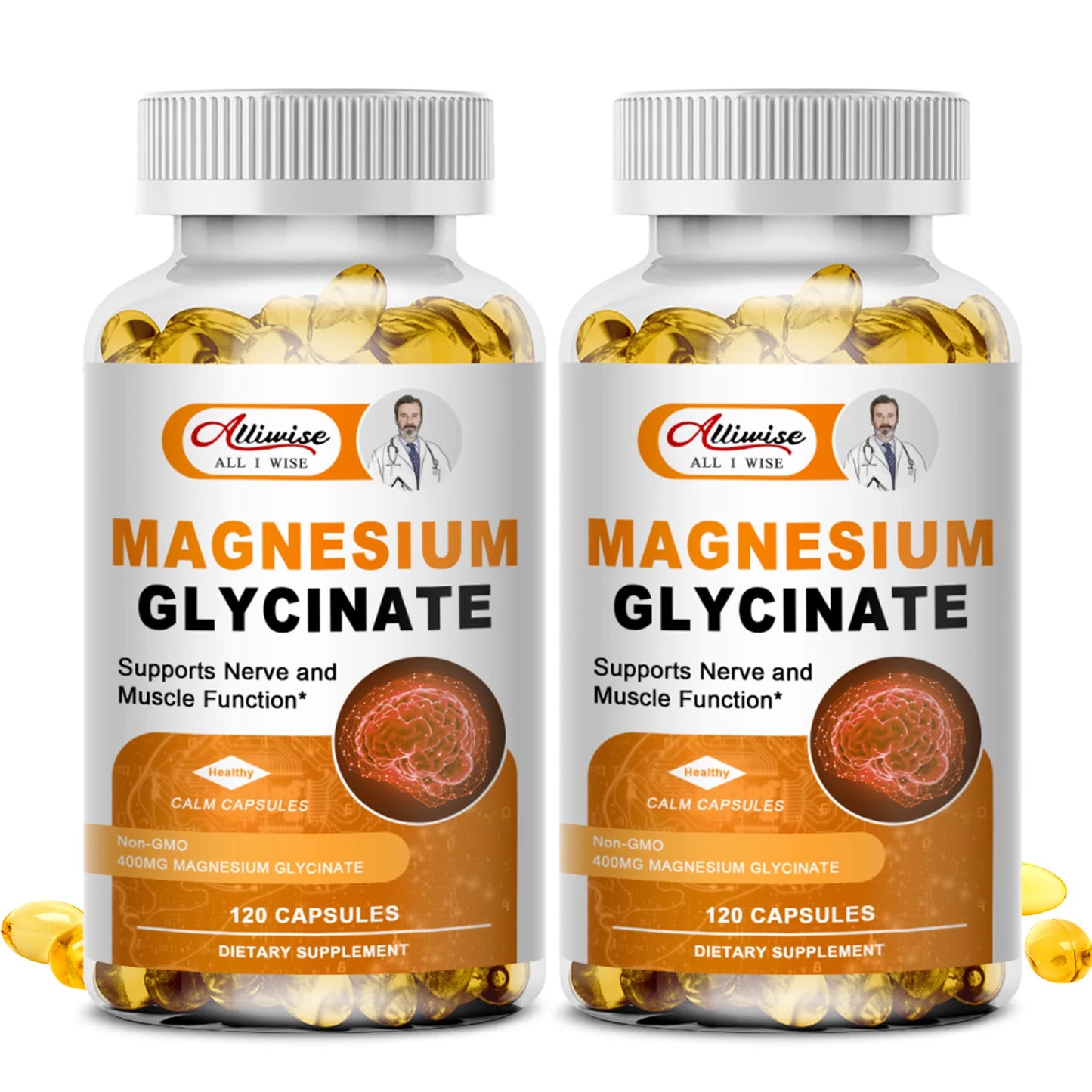 High Absorption Magnesium Glycinate Supplement | 500mg with Zinc & D3