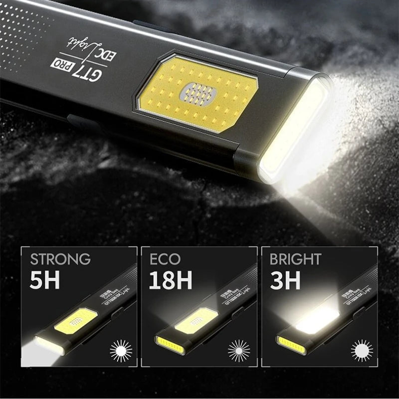 Multi-Functional LED Flashlight | Rechargeable Work Light & Camping Tool