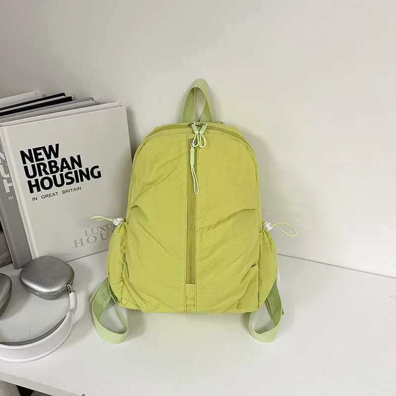 Lightweight Macaron Color Oxford Backpack for Women | Casual Chic bag