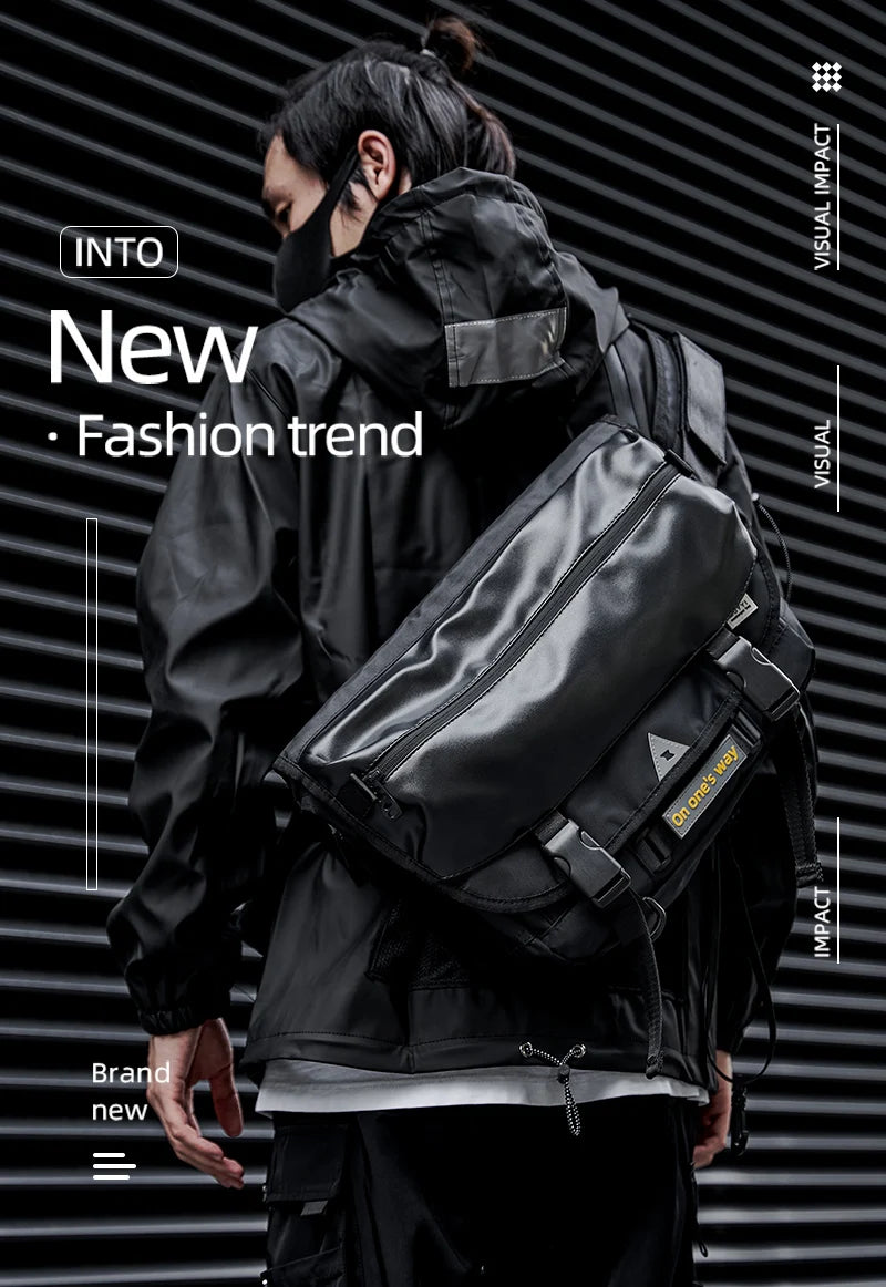 Waterproof Men Messenger Bag | Stylish Anti-Theft Crossbody Bag