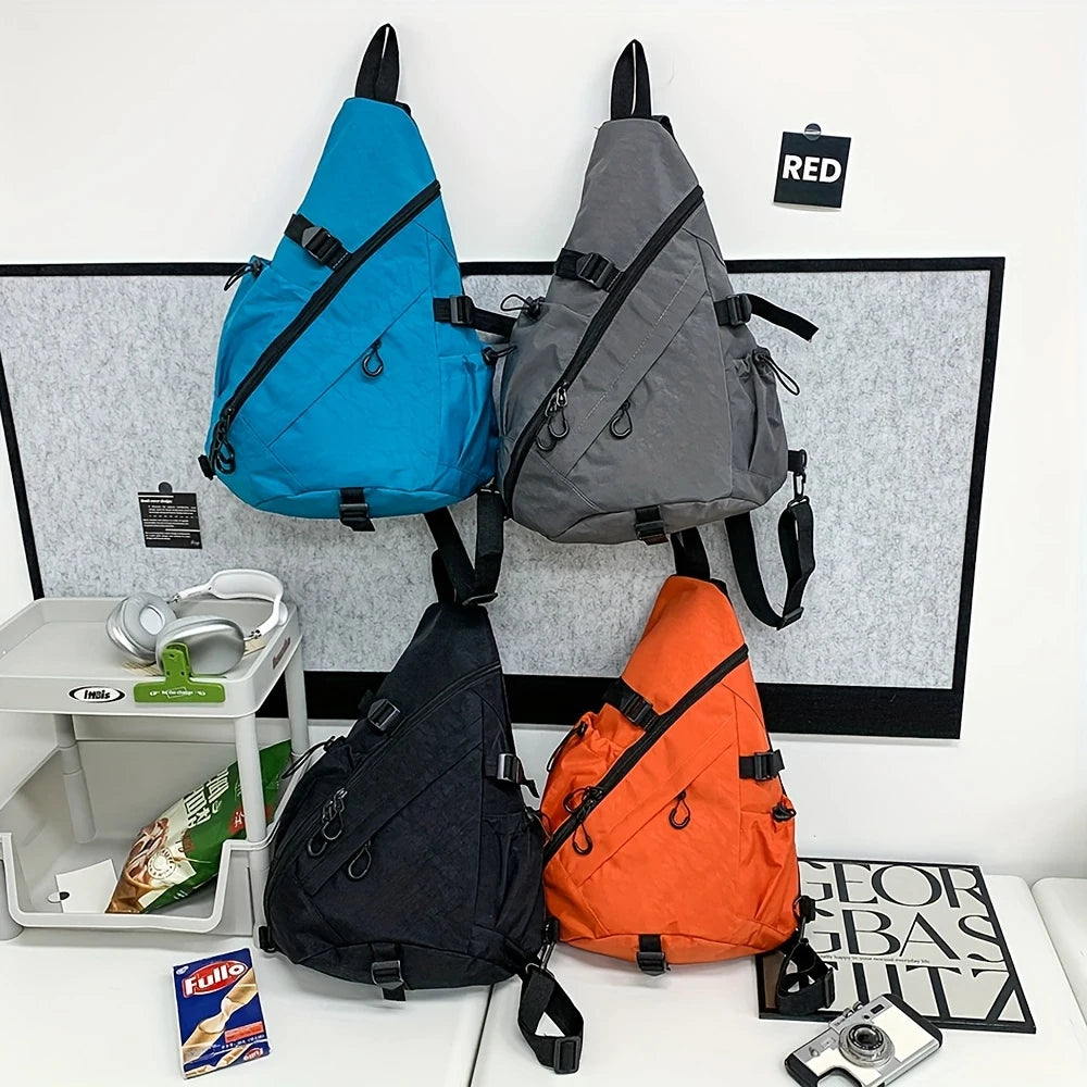Large Capacity Chest Bag, Sports Shoulder Bag, Cycling Bag, Workwear Bag, New Functional and Versatile Crossbody Bag