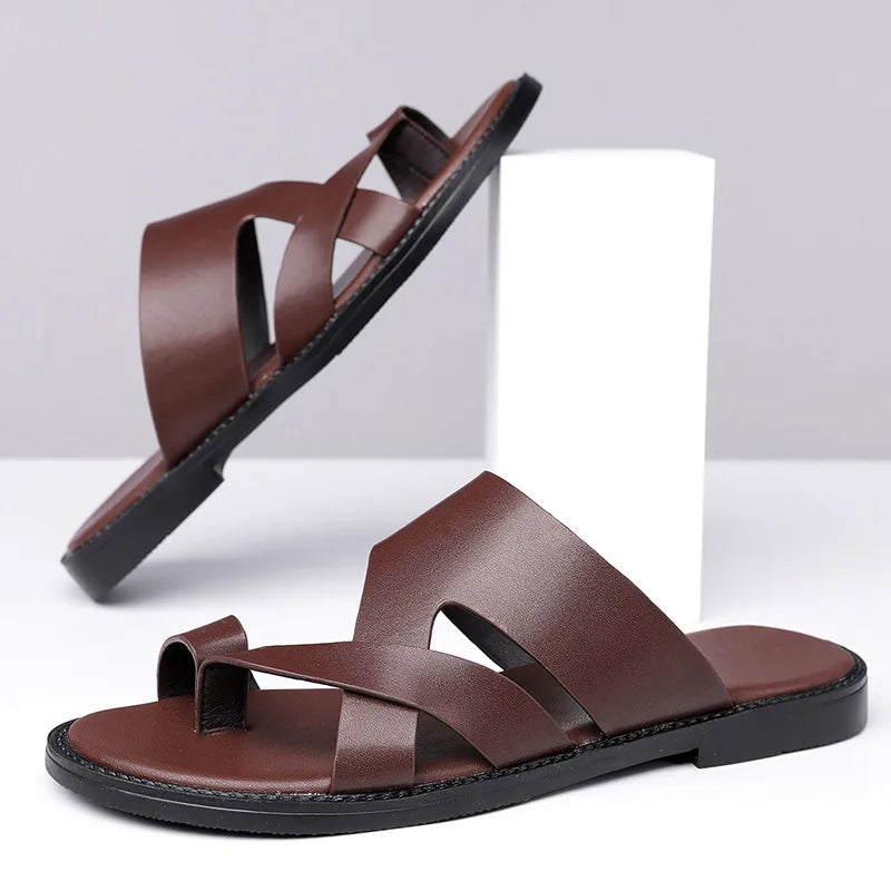 Men's Flat Summer Slippers | Comfortable & Lightweight Beach Sandals